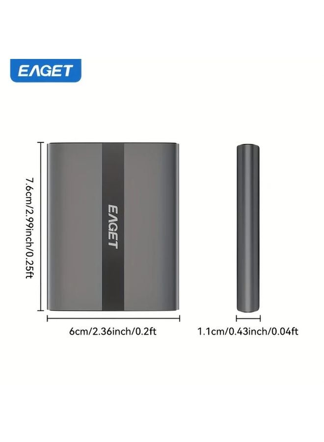 Eaget 1TB Ultra Fast Portable SSD USB 3 1 Type C External Storage - Image 2